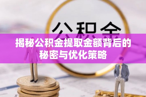 雾峰揭秘公积金提取金额背后的秘密与优化策略