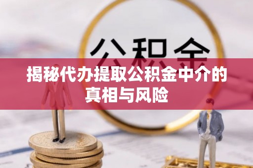 雾峰揭秘代办提取公积金中介的真相与风险