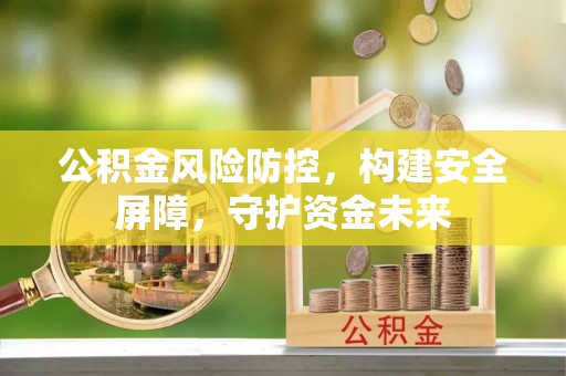 雾峰公积金风险防控，构建安全屏障，守护资金未来