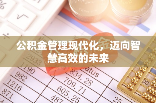 雾峰公积金管理现代化，迈向智慧高效的未来