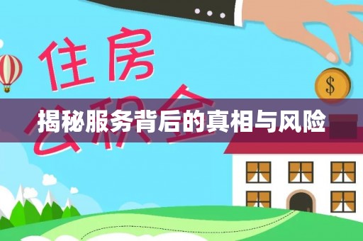雾峰揭秘服务背后的真相与风险