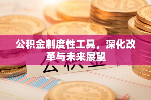 雾峰公积金制度性工具，深化改革与未来展望