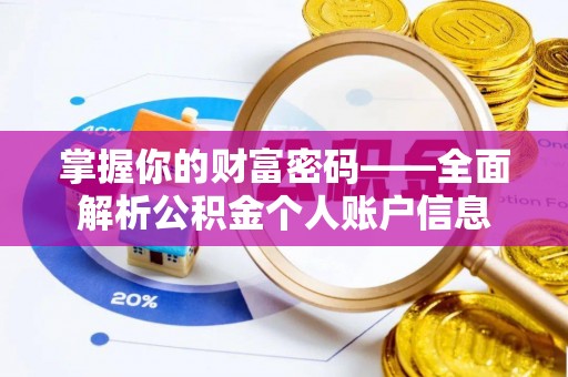 雾峰掌握你的财富密码——全面解析公积金个人账户信息