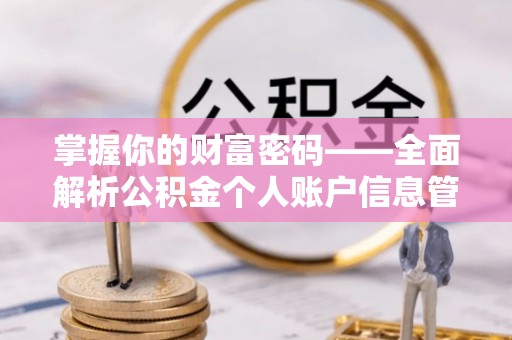雾峰掌握你的财富密码——全面解析公积金个人账户信息管理与优化
