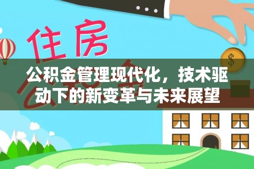 雾峰公积金管理现代化，技术驱动下的新变革与未来展望