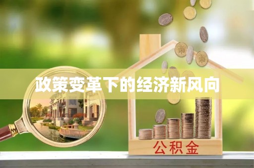 雾峰政策变革下的经济新风向
