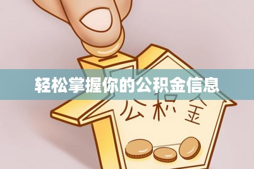 雾峰轻松掌握你的公积金信息