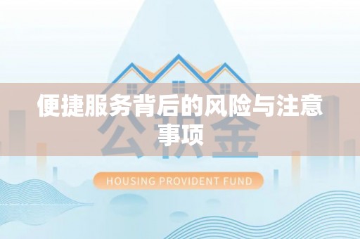 雾峰便捷服务背后的风险与注意事项